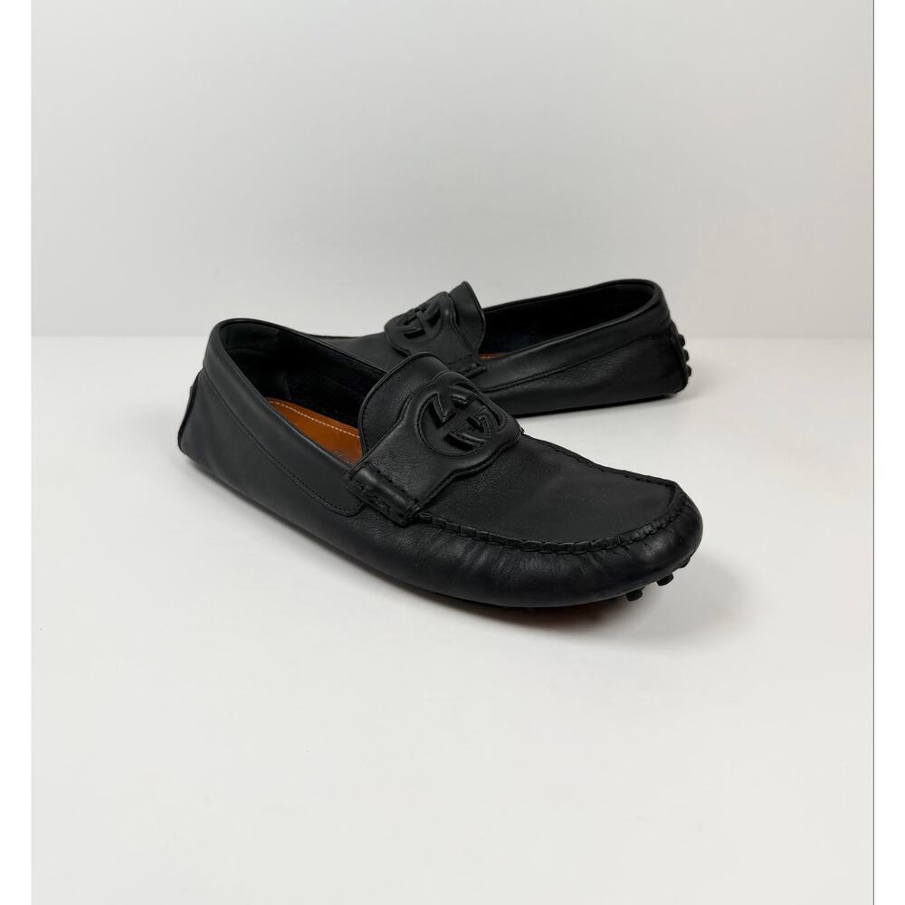 Size 9 - Gucci Leather Black Loafers - Picture 2 of 9